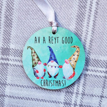 Load image into Gallery viewer, Gnome Christmas Decorations - Wooden Tree Decoration - The Crafty Little Fox - Christmas Gift Idea - Yorkshire Sayings