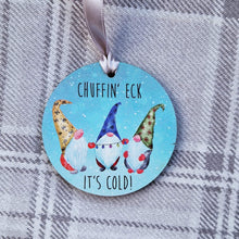 Load image into Gallery viewer, Gnome Christmas Decorations - Wooden Tree Decoration - The Crafty Little Fox - Christmas Gift Idea - Yorkshire Sayings