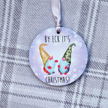 Load image into Gallery viewer, Gnome Christmas Decorations - Wooden Tree Decoration - The Crafty Little Fox - Christmas Gift Idea - Yorkshire Sayings