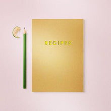 Load image into Gallery viewer, Recipes Notebook - A5 lined notebook