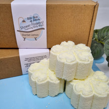 Load image into Gallery viewer, Foaming Shower Wash - Shower Flowers - lots of fragrances - Little Shop of Lathers