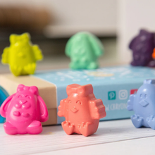 Load image into Gallery viewer, Wax Crayon Set - Spring Friends - Easter Gift Idea - Crayon Box