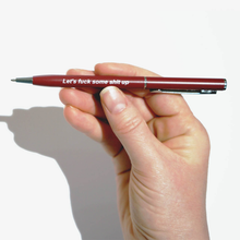 Load image into Gallery viewer, Executive Sweary Pen - Let's f**k some sh!t up - The Curious Pancake