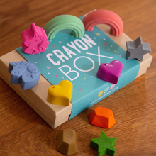 Load image into Gallery viewer, Wax Crayon Set - Unicorns - Crayon Box