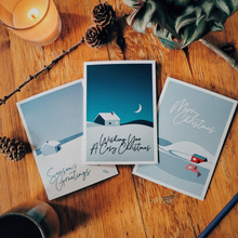 Load image into Gallery viewer, Christmas by the Lake - Christmas Card - Or8Design
