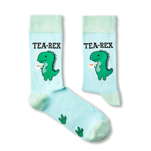 Load image into Gallery viewer, Tea-Rex Socks - Unisex socks - Urban Eccentric - Puns
