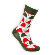 Load image into Gallery viewer, Chillin with my Gnomies Socks - Unisex socks - Urban Eccentric - Christmas Pun Socks
