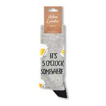 Load image into Gallery viewer, It&#39;s 5 O&#39;Clock somewhere Socks - Unisex socks - Urban Eccentric - Beer Socks
