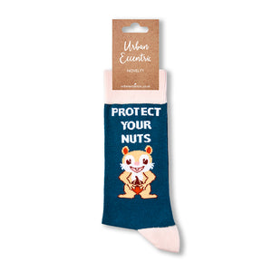 Protect Your Nuts Socks - Unisex socks - Urban Eccentric - Squirrel Socks