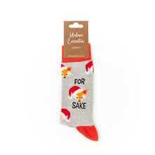 Load image into Gallery viewer, Festive For Fox Sake Socks - Unisex socks - Urban Eccentric - Foxy Christmas Socks
