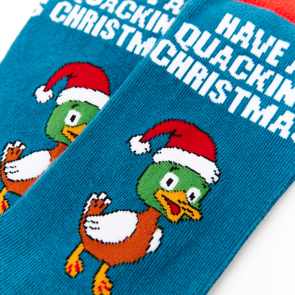 Have a Quacking Christmas Socks - Unisex socks - Urban Eccentric - Christmas Puns Socks