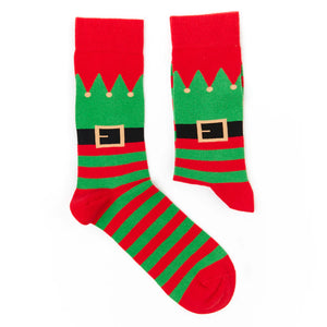 Elf Christmas Socks - Unisex socks - Urban Eccentric - Christmas Socks
