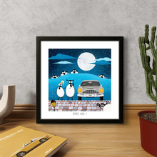 Load image into Gallery viewer, Print - Double Wool 7 - Sheep Puns - James Bond - 007 - Mervyn Tay Art

