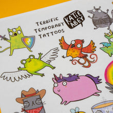 Load image into Gallery viewer, Terrific Temporary Tattoos - Katie Abey
