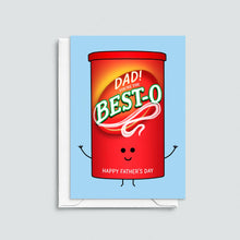 Load image into Gallery viewer, Greetings Card - 'Best-o' Funny Bisto Father's Day Card - Of Life &amp; Lemons
