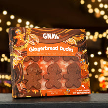 Load image into Gallery viewer, Gingerbread Dudes - Novelty Christmas Chocolate - GNAW Chocolate
