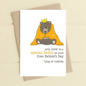 Daddy's First Father's Day - Greetings Card - Dandelion Stationery