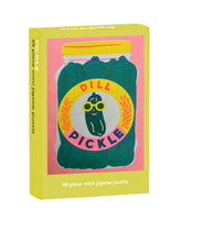 Load image into Gallery viewer, Mini Jigsaw Puzzle - Pickle - 99 Piece Mini Jigsaw Puzzle - Food Lovers - Happily Puzzles
