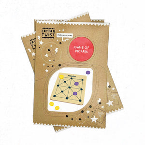 Picaria Game - Wooden Board Game - Cotton Twist