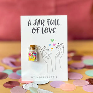 Mini Bottle - A Jar Full Of Love - Mini Bottle - By Molly&Izzie