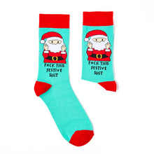 Load image into Gallery viewer, Unisex F*ck This Festive Sh*t Socks - Sweary Christmas Socks - Santa - Urban Eccentric
