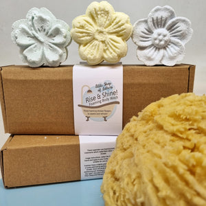 Foaming Shower Wash Selection Box - Shower Flowers - lots of fragrances - Little Shop of Lathers