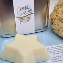 Load image into Gallery viewer, Super Star Solid Moisturiser Bar - Little Shop of Lathers - handmade body bar
