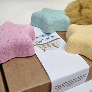 Star Teacher / Star Teaching Assistant - pampering bath bomb gift set - Little Shop of Lathers