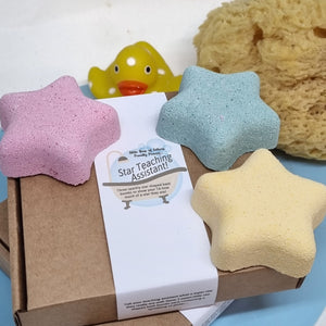 Star Teacher / Star Teaching Assistant - pampering bath bomb gift set - Little Shop of Lathers