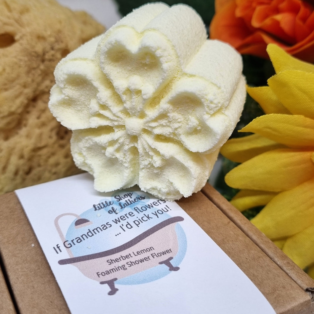 If Grandmas Were Flowers, I'd Pick You - Foaming Shower Flower Body Wash -Gran Birthday / Mothers Day - Little Shop of Lathers