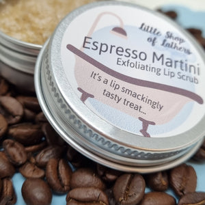 Lip Scrub - Cocktail Themed Flavours - Little Shop of Lathers - Natural Lip Exfoliator