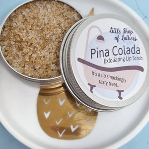 Lip Scrub - Cocktail Themed Flavours - Little Shop of Lathers - Natural Lip Exfoliator