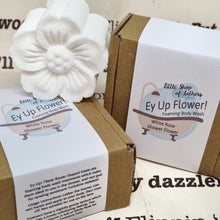 Load image into Gallery viewer, Ey Up Flower - Yorkshire themed token of affection - Foaming Body Wash - Little Shop of Lathers
