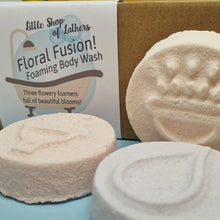 Load image into Gallery viewer, Foaming Shower Wash Selection Box - Shower Foamers - lots of fragrances - Little Shop of Lathers
