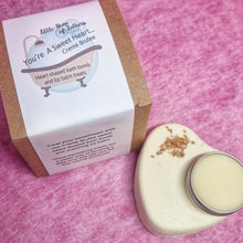 Load image into Gallery viewer, You're a Sweet Heart - Creme Brulee - pampering bath and body gift set - Little Shop of Lathers
