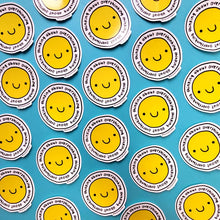 Load image into Gallery viewer, Thinking About Overthinking Vinyl Sticker - The Playful Indian
