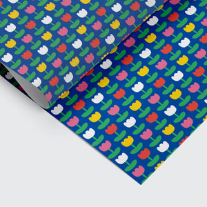 Gift Wrap - Tulips Floral Pattern - Studio Boketto