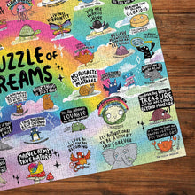 Load image into Gallery viewer, Jigsaw Puzzle - Katie Abey's The Puzzle of Dreams - 1000 Piece Jigsaw Puzzle - Gibsons Games Ltd
