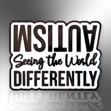 Load image into Gallery viewer, Enamel Pin - Autism Seeing The World Differently Pin Badge - Invisible Illness Club - The Little Pin Co
