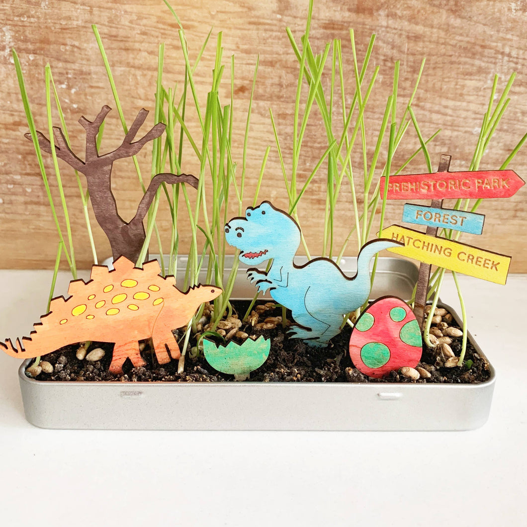 Make Your Own Dinosaur Garden - Crafting Kit - Cotton Twist