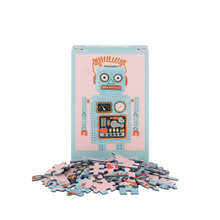 Load image into Gallery viewer, Mini Jigsaw Puzzle - Robot - 99 Piece Mini Jigsaw Puzzle - Happily Puzzles
