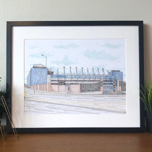 Goodison Park Stadium Print - Everton FC - A4 print - Art by Arjo