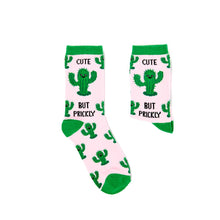 Load image into Gallery viewer, Cute But Prickly Ladies Socks - Cactus Socks - Urban Eccentric
