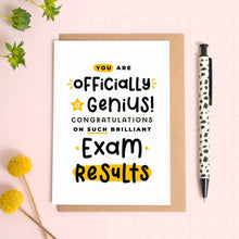 Load image into Gallery viewer, Exam Genius Exam Results Card - Exam congratulations - Joanne Hawker
