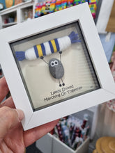 Load image into Gallery viewer, Leeds United Pebble Art Frame - Marching On Together - Pebbled19 - Football Fans
