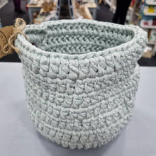 Load image into Gallery viewer, Recycled T-Shirt Yarn Basket - Best Efforts
