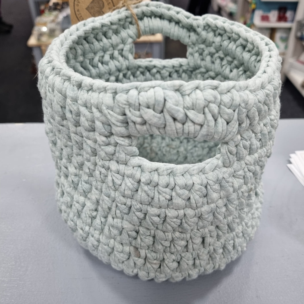 Recycled T-Shirt Yarn Basket - Best Efforts