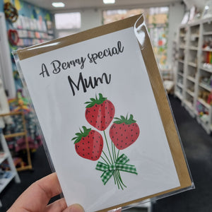 Berry Special Mum - greetings card - Hello Sweetie