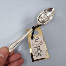 Load image into Gallery viewer, Fancy a brew? - stamped teaspoon - Dollop and Stir
