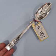 Load image into Gallery viewer, Friendship uplifts the soul - stamped spoon - Dollop and Stir - sentimental gift idea
